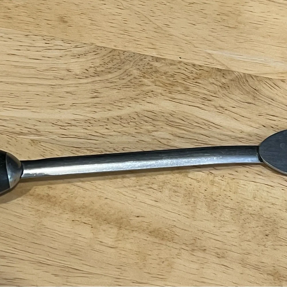 Vintage Meat Fork Adel Stainless Steel with black handle